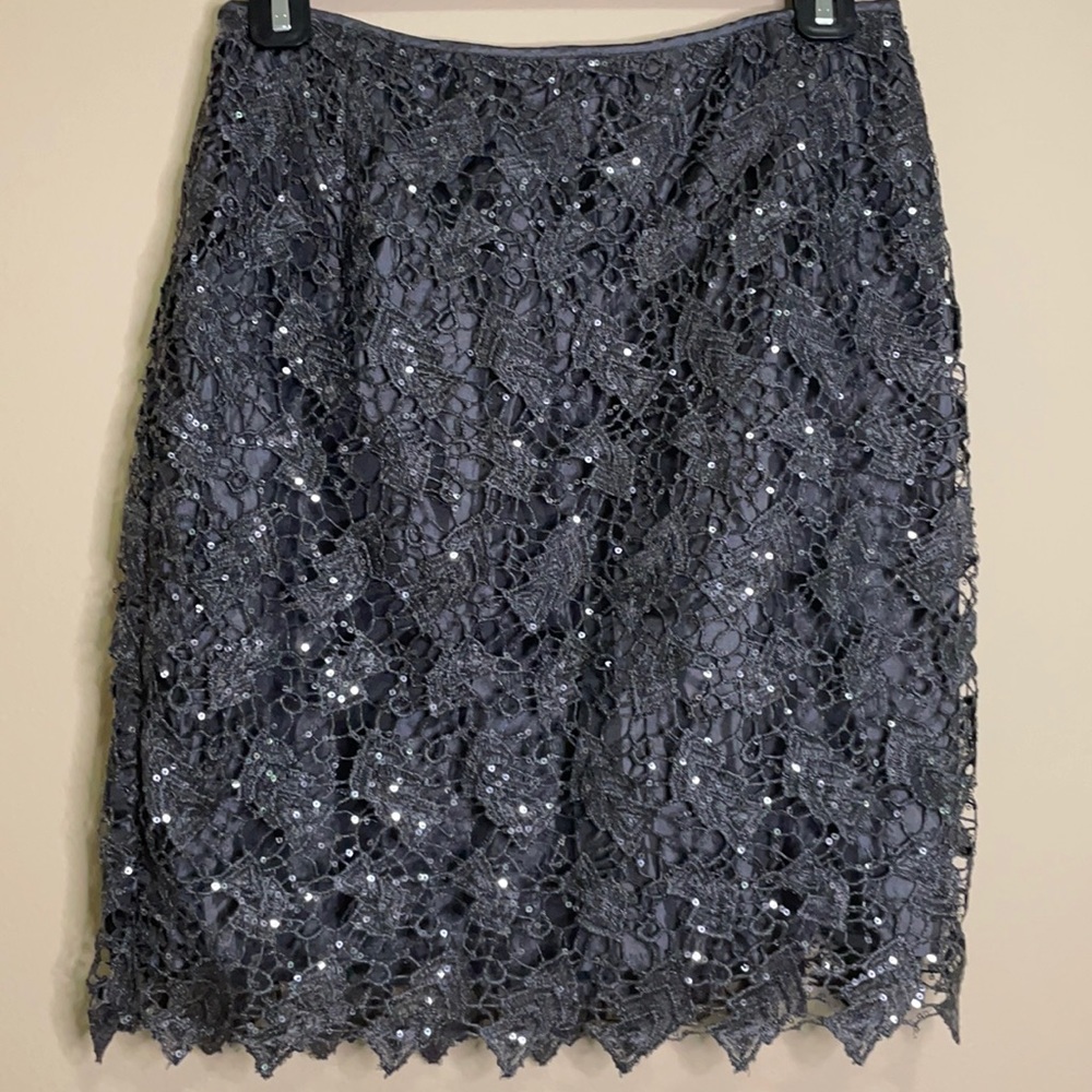 Lace and Sequined skirt!!